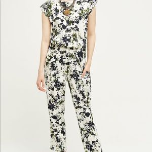 🎉HP🎉Anthropologie Embroidered Jumpsuit